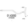 MTS 01.43050 Exhaust Pipe